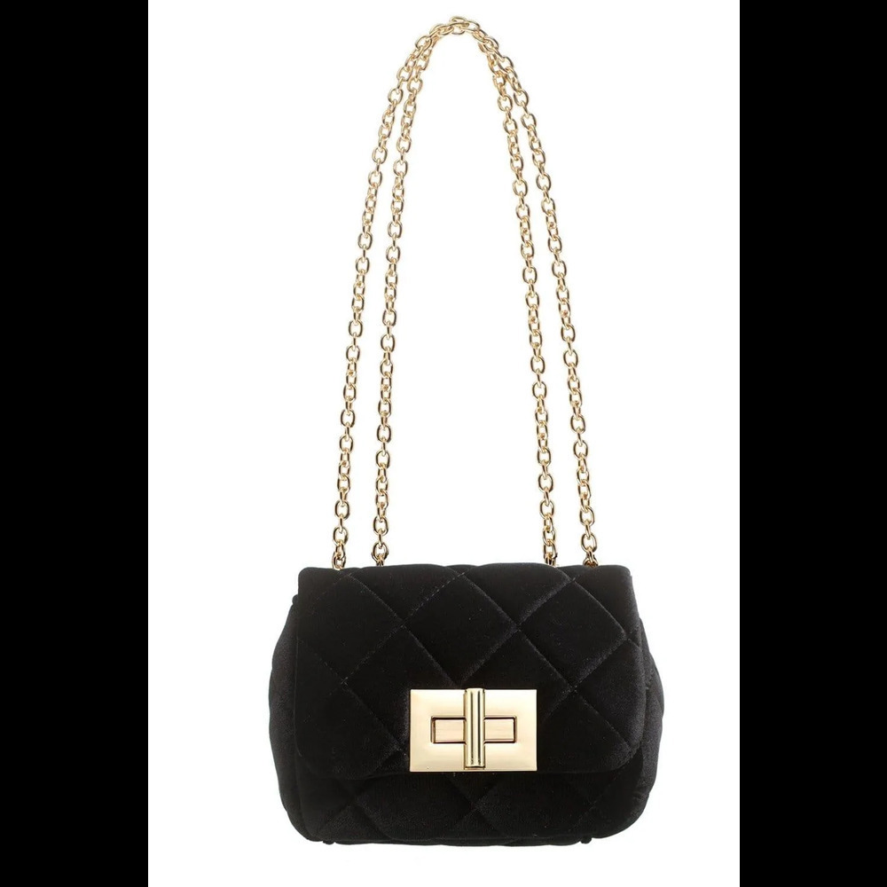 JELAVU The Barney Mini Bag Black Velvet